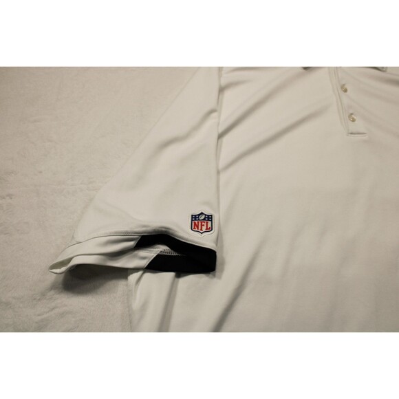 NIKE Dri-Fit Polo Shirt XXL White On-Field Pittsburgh Steelers NFL Football - Picture 6 of 10